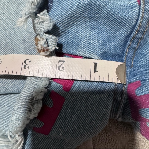 NWT Rare The Laundry Room Coors Light Denim shortalls M Denim Shorts Overalls - Picture 8 of 9